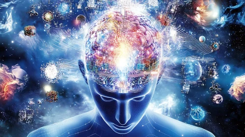 Brain Cosmos: Abstract Neural Galaxy