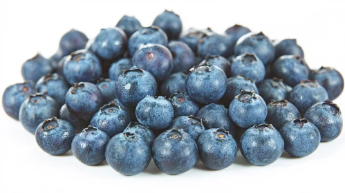 Pile of Ripe Blueberries