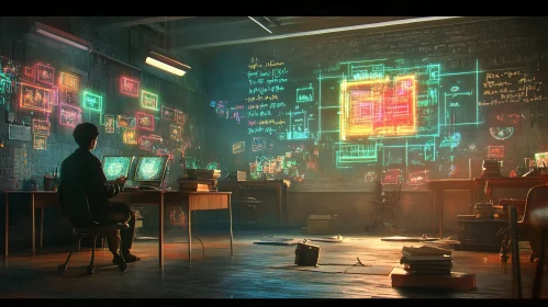 Illuminated Science: Neon Tech Lab