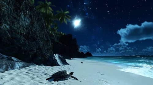 Seascape with Turtle