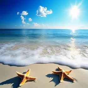 Starfish on the Beach