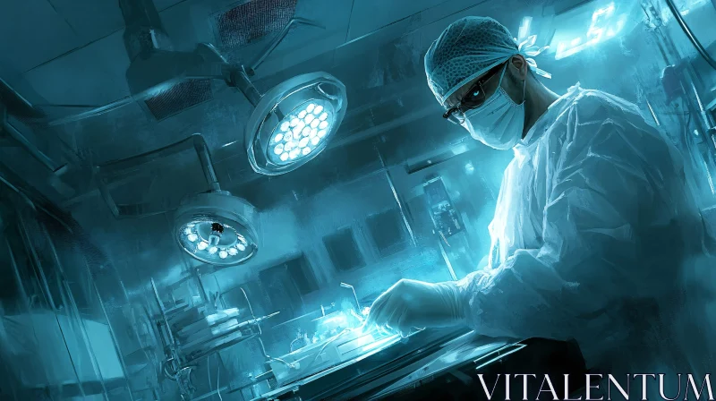 Medical Professional at Work AI Image