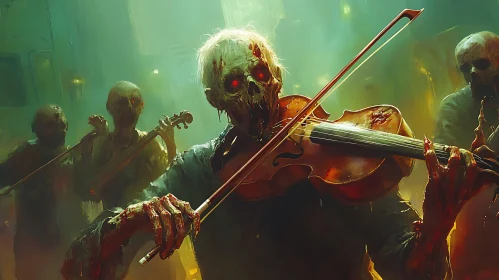 Undead Musicians: A Haunting Performance