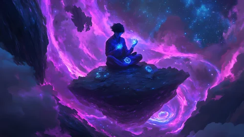 Floating Island Meditation Art