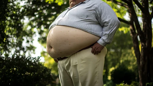 Candid Outdoor Portrait of a Man