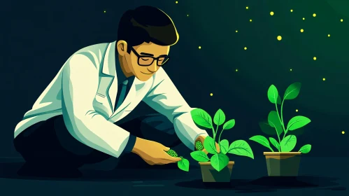 Botanical Research Scene