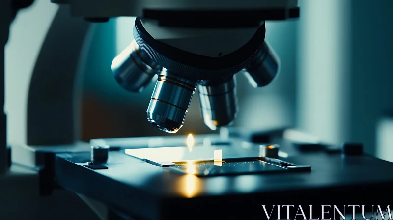Microscopic Precision: Science and Technology AI Image