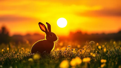 Bunny at Golden Hour