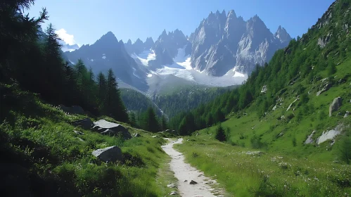 Picturesque Mountain Valley Trail