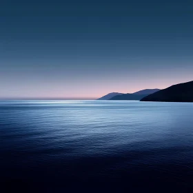 Peaceful Ocean View at Dusk