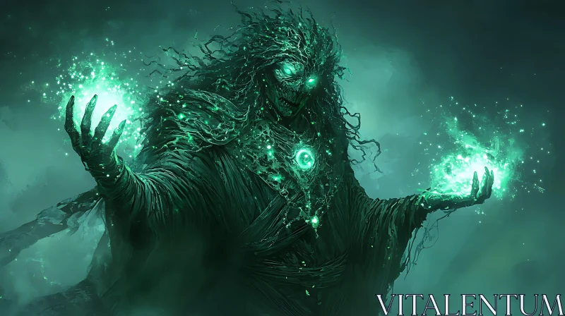 Glowing Magic Monster Character AI Image