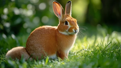 Bunny Portrait in Natural Light