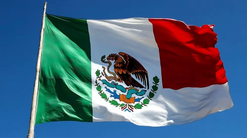 Symbol of Mexico: Flag in the Sky