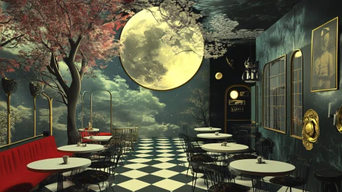 Nocturnal Cafe Decor
