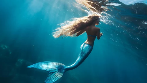 Underwater Mermaid Fantasy Art