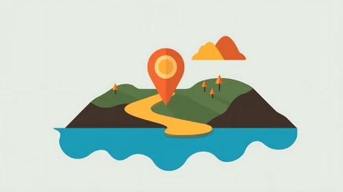 Journey's Vista: A Graphic Route