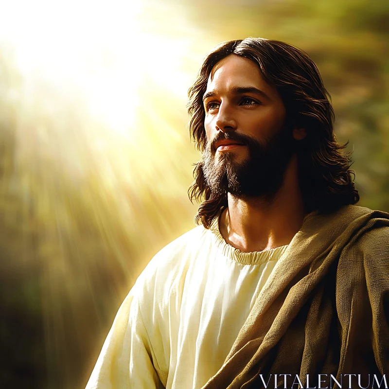 Serene Man Portrait