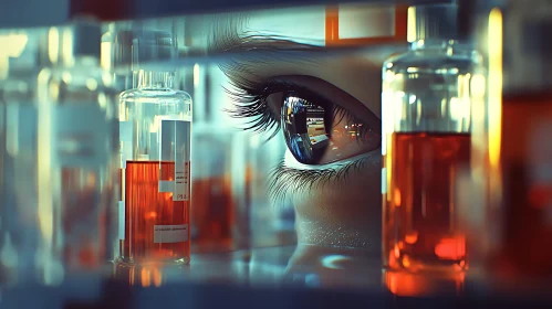 Eye in Scientific Laboratory