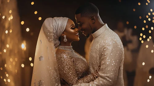 Shimmering Wedding Day Bliss