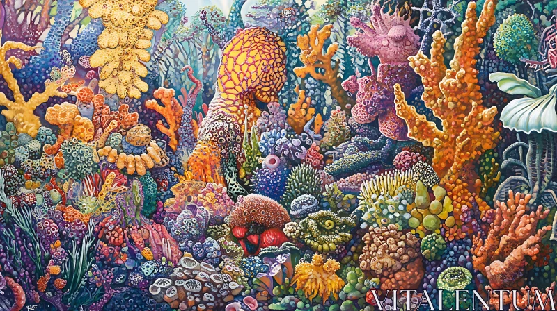 Vibrant Underwater Coral Garden