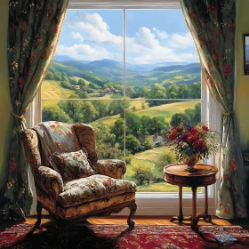 Armchair with a view of Nature