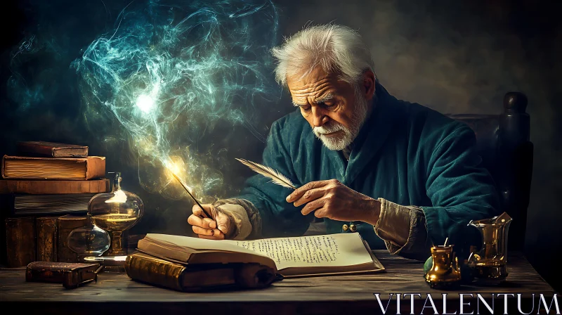 Enchanted Writer: A moment of magical writing