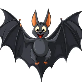 Cute Bat Cartoon Character Design
