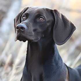 Detailed Canine Portrait