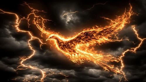 Phoenix Ablaze: Bird of Fire and Storm