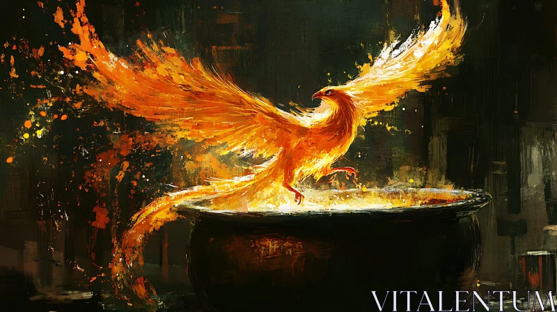 Ember's Ascent: Phoenix from the Ashes