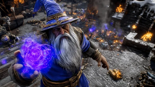 Enchanting Wizardry: A Spellbinding Scene