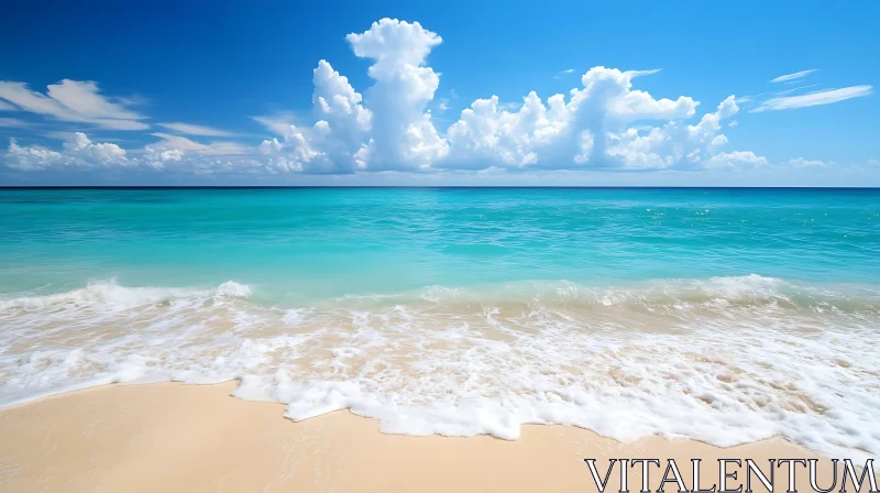 Tranquil Beach with Turquoise Water