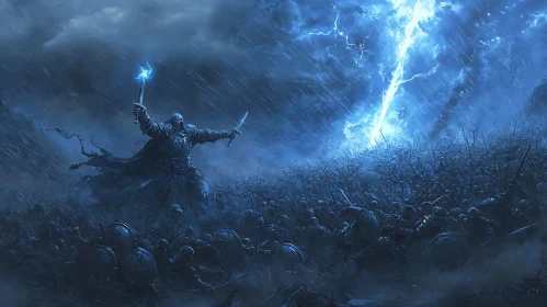 Stormforged Leader in Battle