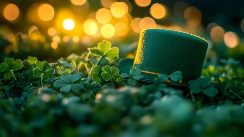 St. Patrick's Day Hat in Clover Field