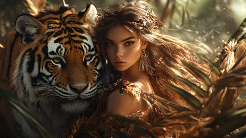 Tiger and Woman: A Bond of Beauty