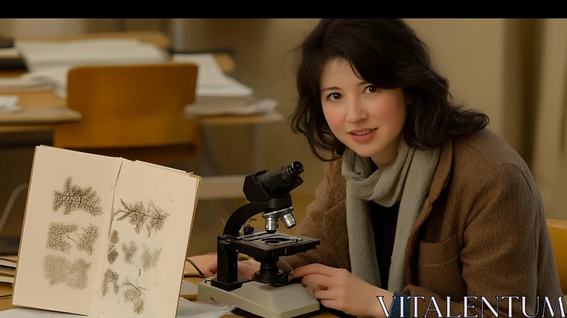 AI ART Botanical Research: A Portrait of Scientific Curiosity