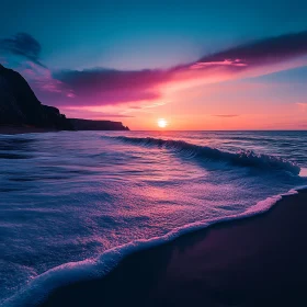 Seascape at Sunset