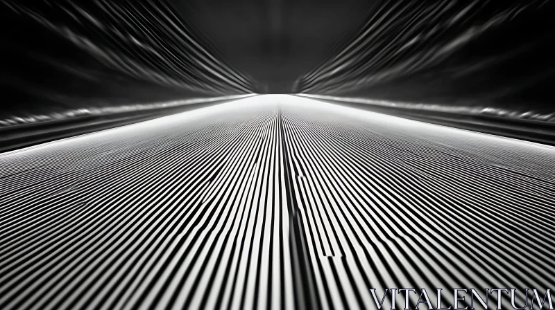 Symmetrical Lines Abstract Art AI Image