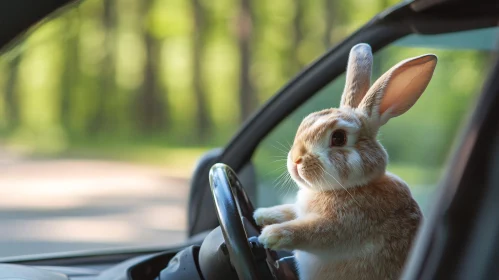 Hare Behind the Wheel