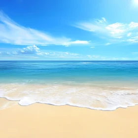 Tranquil Beach and Ocean View