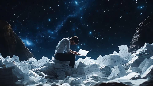 Writer Under the Cosmos