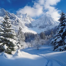Winter Wonderland: Mountains and Snow