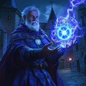 Sorcerer with Glowing Orb