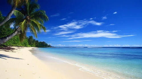 Seascape With Palm Trees