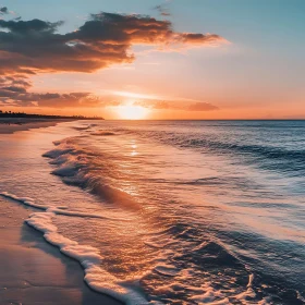 Seascape at Sunset