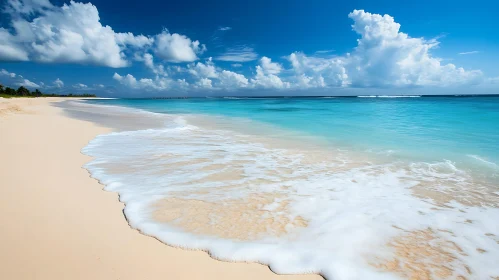 Coastal Beauty: Beach, Sea, and Sky