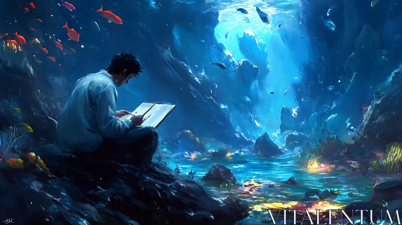 AI ART Painting Underwater Dreams