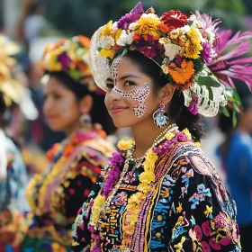 Cultural Portrait: Woman in Traditional Attire