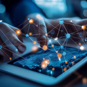 Connected Data Visualization on Digital Tablet