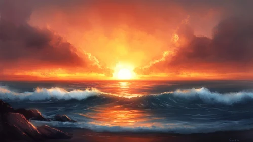 Majestic Ocean Sunset